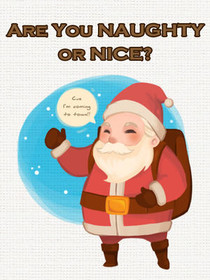 Naughty or Nice Christmas Card