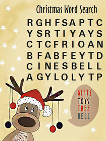 Christmas Word Search Greeting Card