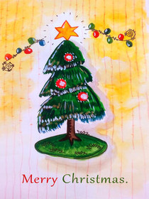 Festive Christmas Tree Greeting Card