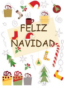 Feliz Navidad Christmas Greeting Card