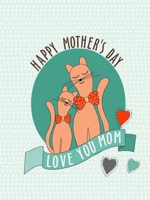 Happy Mother's Day Cats Card