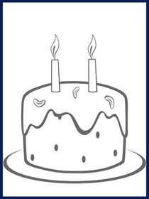 Birthday Cake with Candles