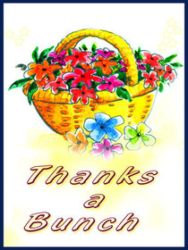 Thanks a Bunch Flower Basket