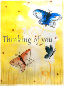Thinking of You Butterfly Card