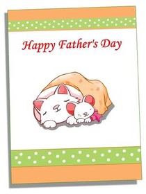 Happy Father's Day Puppy Card