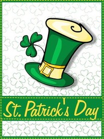 St. Patrick's Day Leprechaun Hat Card