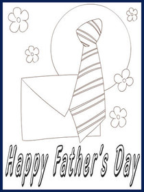 Father's Day Tie and Envelope Card