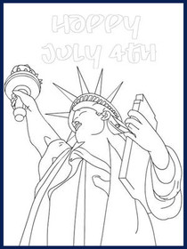 Happy July 4th Statue of Liberty