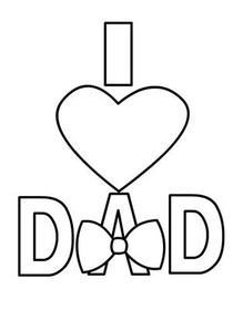 I Love Dad Heart Gift Card