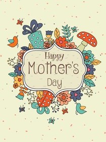 Happy Mother's Day Floral Greeting Card