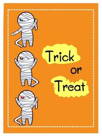 Trick or Treat Halloween Card
