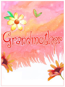 Grandmother Floral Greeting Card