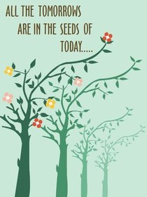 Seeds of Tomorrow Inspirational Growth Card