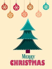 Festive Christmas Tree with Ornaments