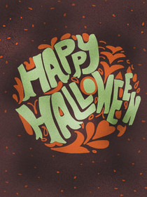 Happy Halloween Festive Greeting Card