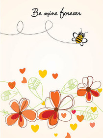 Be Mine Forever Love Card