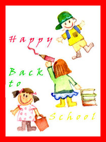 Happy Back to School Greeting Card