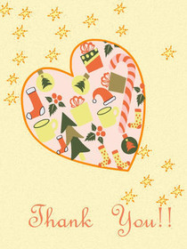 Festive Thank You Card