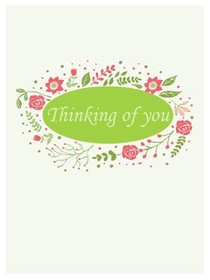 Thinking of You Floral Card