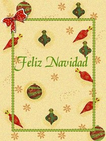 Feliz Navidad Christmas Card