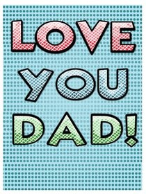 Love You Dad Greeting Card