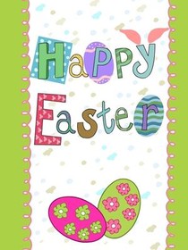 Happy Easter Greeting Card