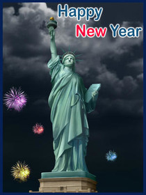 Statue of Liberty New Year Celebration