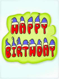 Happy Birthday Candles Greeting Card
