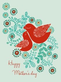 Happy Mother's Day Birds Card