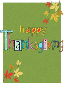 Happy Thanksgiving Greeting Card