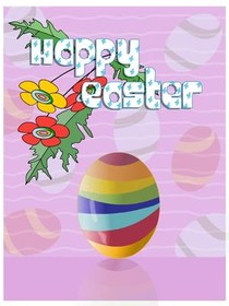 Happy Easter Greeting Card