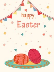 Happy Easter Greeting Card