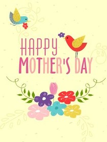 Happy Mother's Day Floral Greeting Card