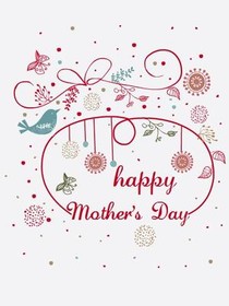 Happy Mother's Day Floral Greeting Card