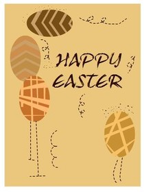 Happy Easter Greeting Card