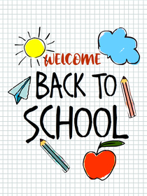 Welcome Back to School Greeting Card