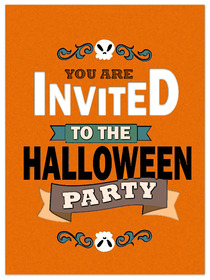 Halloween Party Invitation Card