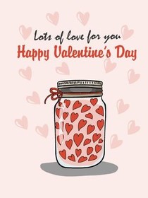 Lots of Love Valentine's Day Card