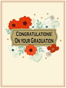 Congratulations on Your Graduation
