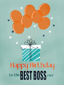 Best Boss Birthday Balloons