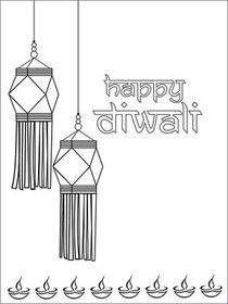 Happy Diwali Lanterns & Diyas