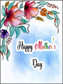 Happy Mother's Day Floral Greeting Card