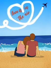 Love is in the Air Beach Romance