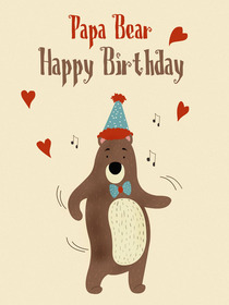 Papa Bear Happy Birthday