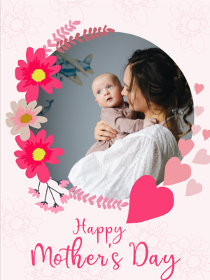 Happy Mother's Day Floral Card