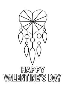 Valentine's Day Heart Dreamcatcher