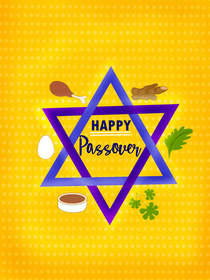 Happy Passover Star of David