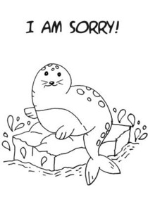Sorry Seal Apology Card