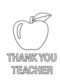 Thank You Teacher Apple Card