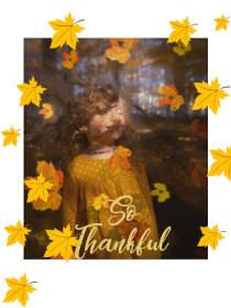 So Thankful Autumn Photo Card